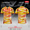 เสื้อกีฬาฟุตบอล พิมพ์ลายทั้งตัว เนื้อผ้า "นาโนเทค"SD125