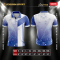 เสื้อกีฬาฟุตบอล พิมพ์ลายทั้งตัว เนื้อผ้า "นาโนเทค"SD245