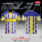 เสื้อกีฬาฟุตบอล พิมพ์ลายทั้งตัว เนื้อผ้า "นาโนเทค" SD118
