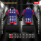 เสื้อกีฬาฟุตบอล พิมพ์ลายทั้งตัว เนื้อผ้า "นาโนเทค"SD207