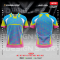 เสื้อกีฬาฟุตบอล พิมพ์ลายทั้งตัว เนื้อผ้า "นาโนเทค" SD119