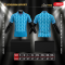 เสื้อกีฬาฟุตบอล พิมพ์ลายทั้งตัว เนื้อผ้า "นาโนเทค"SD253