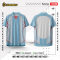 เสื้อกีฬาฟุตบอล พิมพ์ลายทั้งตัว เนื้อผ้า "นาโนเทค"SD 380