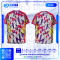 เสื้อกีฬาฟุตบอล พิมพ์ลายทั้งตัว เนื้อผ้า "นาโนเทค"SD-488