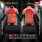 เสื้อกีฬาฟุตบอล พิมพ์ลายทั้งตัว เนื้อผ้า "นาโนเทค"SD173