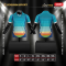 เสื้อกีฬาฟุตบอล พิมพ์ลายทั้งตัว เนื้อผ้า "นาโนเทค"SD205