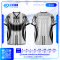 เสื้อกีฬาฟุตบอล SD-555 SUPREME โทนขาว–น้ำเงิน