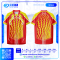 เสื้อกีฬาฟุตบอล SD-564 DREAM TEAM โทนแดง–กรม
