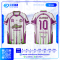 เสื้อกีฬาฟุตบอล SD-566 THE CHAMPIONS โทนขาวม่วง