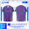 เสื้อกีฬาฟุตบอล SD-567 NEVER GIVE UP โทนดำ–แดง