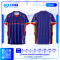 เสื้อกีฬาฟุตบอล SD-567 NEVER GIVE UP โทนดำ–แดง