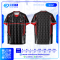 เสื้อกีฬาฟุตบอล SD-567 NEVER GIVE UP โทนดำ–แดง