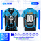 เสื้อกีฬาฟุตบอล SD-574 BORN TO PLAY โทนฟ้าดำ