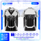 เสื้อกีฬาฟุตบอล SD-574 BORN TO PLAY โทนฟ้าดำ