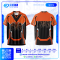 เสื้อกีฬาฟุตบอล SD-574 BORN TO PLAY โทนฟ้าดำ
