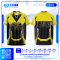 เสื้อกีฬาฟุตบอล SD-574 BORN TO PLAY โทนฟ้าดำ