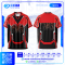 เสื้อกีฬาฟุตบอล SD-574 BORN TO PLAY โทนฟ้าดำ