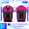 เสื้อกีฬาฟุตบอล SD-574 BORN TO PLAY โทนฟ้าดำ