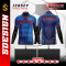 เสื้อกีฬาฟุตบอล พิมพ์ลายทั้งตัว เนื้อผ้า "นาโนเทค" SD001