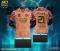เสื้อกีฬาฟุตบอล พิมพ์ลายทั้งตัว เนื้อผ้า "นาโนเทค" SDE880