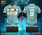 เสื้อกีฬาฟุตบอล พิมพ์ลายทั้งตัว เนื้อผ้า "นาโนเทค" SDE881