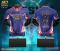 เสื้อกีฬาฟุตบอล พิมพ์ลายทั้งตัว เนื้อผ้า "นาโนเทค" SDE886