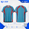 เสื้อกีฬาฟุตบอล SDN-0198 CHASE THE GLORY โทนขาวน้ำเงิน