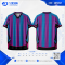 เสื้อกีฬาฟุตบอล SDN-0222 FRIENDS FOREVER โทนม่วงฟ้า