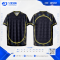 เสื้อกีฬาฟุตบอล SDN-0223 PLAY FOR A BETTER TOMORROW โทนดำเหลือง