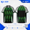 เสื้อกีฬาฟุตบอล SDN-0224 LEVEL UP โทนดำเขียว