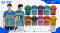 เสื้อกีฬาฟุตบอล SDN-0227 MORE THAN A TEAM โทนฟ้าเหลือง