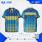 เสื้อกีฬาฟุตบอล SDN-0227 MORE THAN A TEAM โทนฟ้าเหลือง