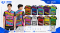 เสื้อกีฬาฟุตบอล SDN-0230 PUSH YOURSELF โทนชมพูฟ้าเหลือง
