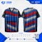 เสื้อกีฬาฟุตบอล SDN-0230 PUSH YOURSELF โทนชมพูฟ้าเหลือง