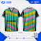 เสื้อกีฬาฟุตบอล SDN-0230 PUSH YOURSELF โทนชมพูฟ้าเหลือง