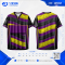 เสื้อกีฬาฟุตบอล SDN-0230 PUSH YOURSELF โทนชมพูฟ้าเหลือง