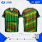 เสื้อกีฬาฟุตบอล SDN-0230 PUSH YOURSELF โทนชมพูฟ้าเหลือง