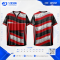 เสื้อกีฬาฟุตบอล SDN-0230 PUSH YOURSELF โทนชมพูฟ้าเหลือง
