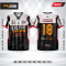 เสื้อกีฬาฟุตบอล SDN-0231 MORE THAN A JERSEY โทนดำขาวแดง