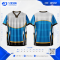 เสื้อกีฬาฟุตบอล SDN-0232 OWN THE MOMENT โทนขาวน้ำตาล
