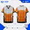 เสื้อกีฬาฟุตบอล SDN-0232 OWN THE MOMENT โทนขาวน้ำตาล