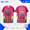 เสื้อกีฬาฟุตบอล SDN-0233 GOOD THINGS TAKE TIME โทนชมพูเหลือง