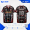 เสื้อกีฬาฟุตบอล SDN-0235 BEAST NEVER STOPS โทนดำแดง