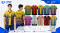 เสื้อกีฬาฟุตบอล SDN-0237 MORE THAN A GAME โทนเหลืองน้ำเงิน