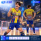 เสื้อกีฬาฟุตบอล SDN-0237 MORE THAN A GAME โทนเหลืองน้ำเงิน