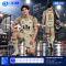 เสื้อกีฬาฟุตบอล SDN-0238 MORE THAN A GAME โทนครีมทอง