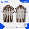 เสื้อกีฬาฟุตบอล SDN-0239 PLAYTIME โทนส้มขาว