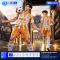 เสื้อกีฬาฟุตบอล SDN-0239 PLAYTIME โทนส้มขาว