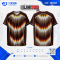 เสื้อกีฬาฟุตบอล SDN-0248 SAME TEAM HIGHER GOALS โทนกรมท่า