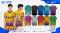 เสื้อกีฬาฟุตบอล SDN-0256 REVOLUTION โทนเหลืองม่วง
